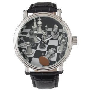 Montre Porte - clé d'échecs