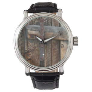 Montre Porte en bois gros plan, Californie