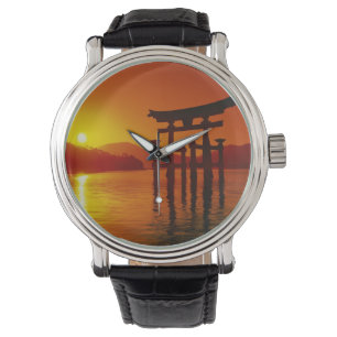 Montre Porte O-Torii, sanctuaire Itsukushima, Miyajima,