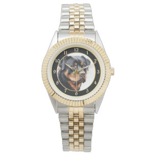 Montre Portrait de chien Rottweiler