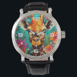 Montre Portrait de la Giraffe florale-9319<br><div class="desc">Portrait de la Giraffe florale-9319</div>