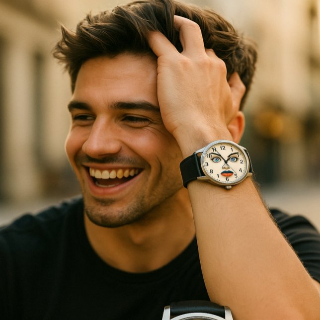 Montre Portrait de la pop croate beauté yeux & lèvres (Créateur téléchargé)