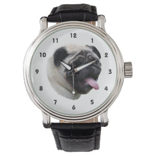 Montre Portrait de photo d'animal familier de chien de
