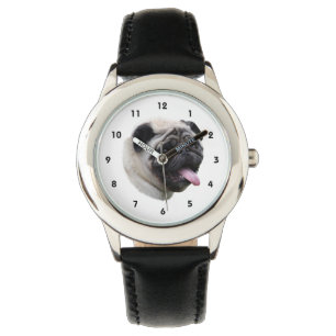 Montre Portrait de photo d'animal familier de chien de