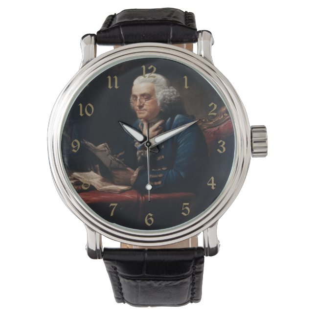 Montre Portrait de pouce, Benjamin Franklin Père fondateu (devant)