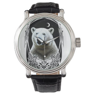 Montre Portrait d'ours polaire