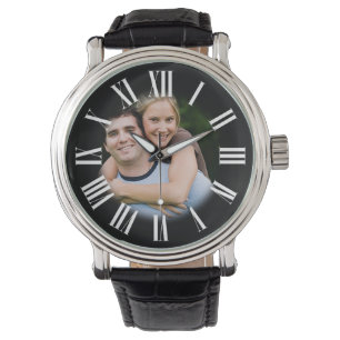 Montre Portrait Fiançailles en couple Votre photo au Cent
