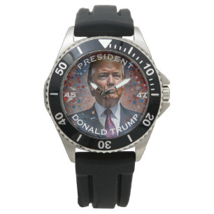 Montre Portrait moderne du président Donald Trump