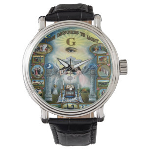 Montre Poster maçonnerie maçonnique pour artisanat antiqu