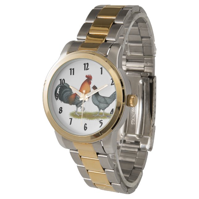 Montre Poule bleue du Delaware (Incliné)