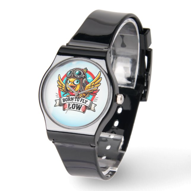Montre Poulet Aviateur (Angle)