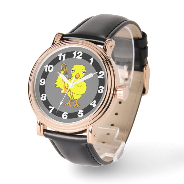 Montre Poulet Trombone (Angle)