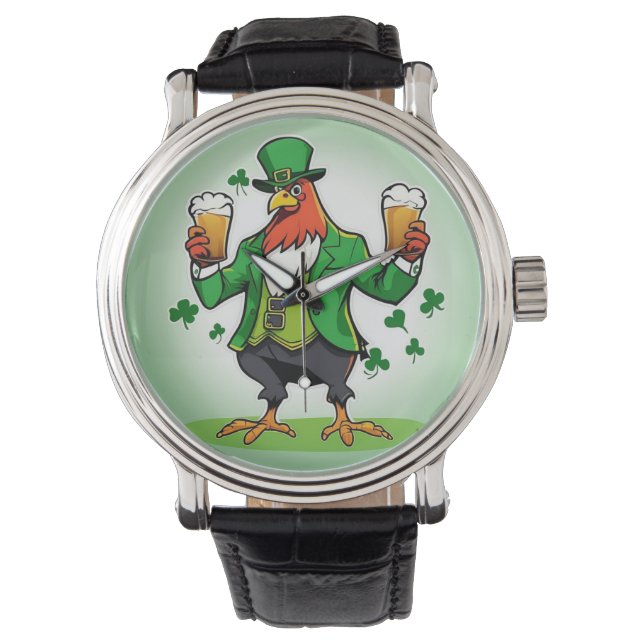 Montre Poulet vert (devant)