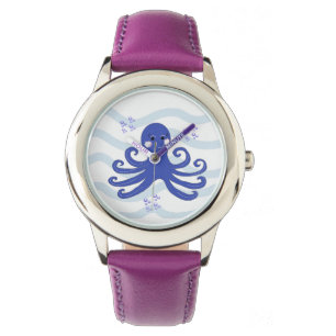 Montre Poulpe de dessin animé fantaisiste
