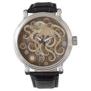 Montre Poulpe Steampunk Rétro Fantastique Mécanique