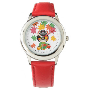 Montre Poupée de Kokeshi de chute - fille de geisha vert