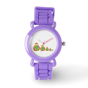 Montre poupées russes mignonnes d'emboîtement
