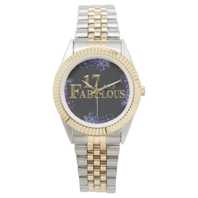 Montre pour 17e anniversaire (devant)
