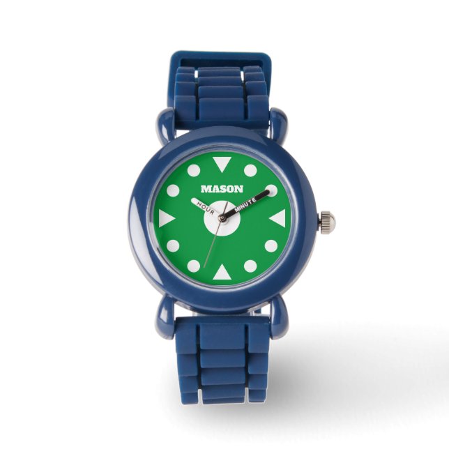 Montre pour enfant avec nom personnalisé (Recto)