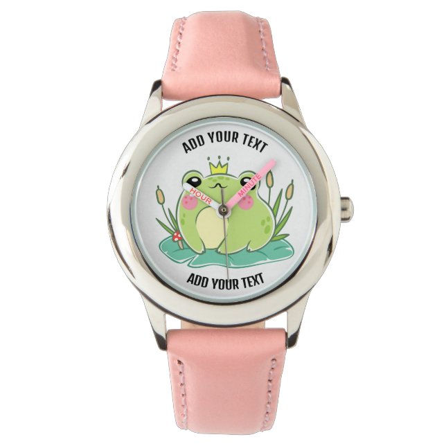 Montre pour enfant en acier inoxydable avec bracel (devant)