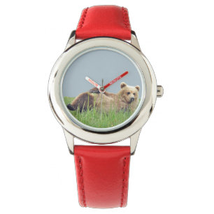 Montre pour enfants en acier inoxydable avec brace