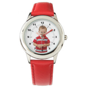 Montre pour enfants - Personnalisé - Numéro rouge