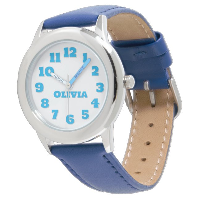 Montre pour enfants personnalisée (Incliné)