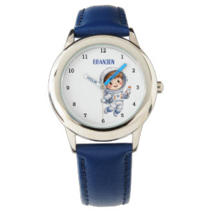 Montre pour garçons Astronaute Mignon Fusée Planèt