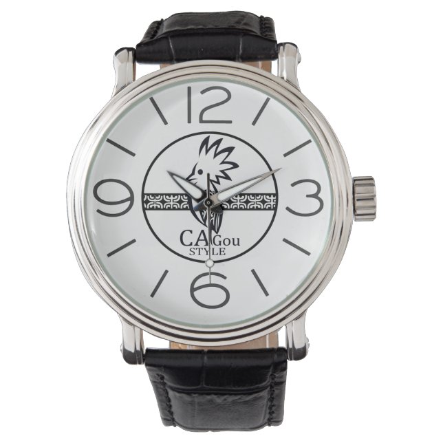 Montre pour homme. Cagou Style. (devant)