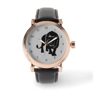 Montre pour hommes au lion