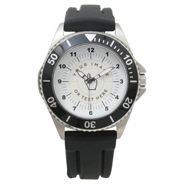 Montre pour hommes Crown Protector avec bracelet e (devant)