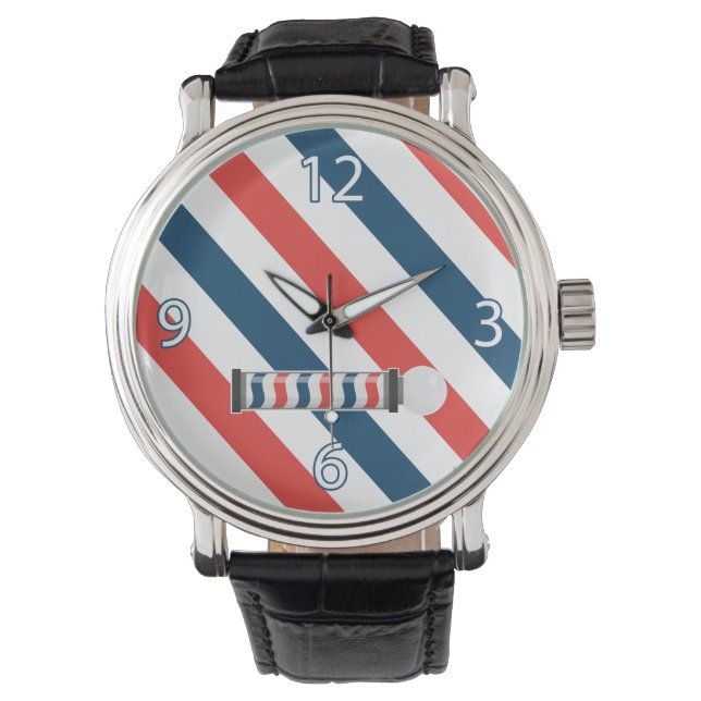 Montre pour hommes de salon de coiffure (devant)