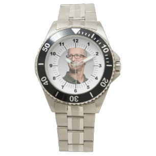 Montre pour hommes - Personnalisée - Acier inoxyda