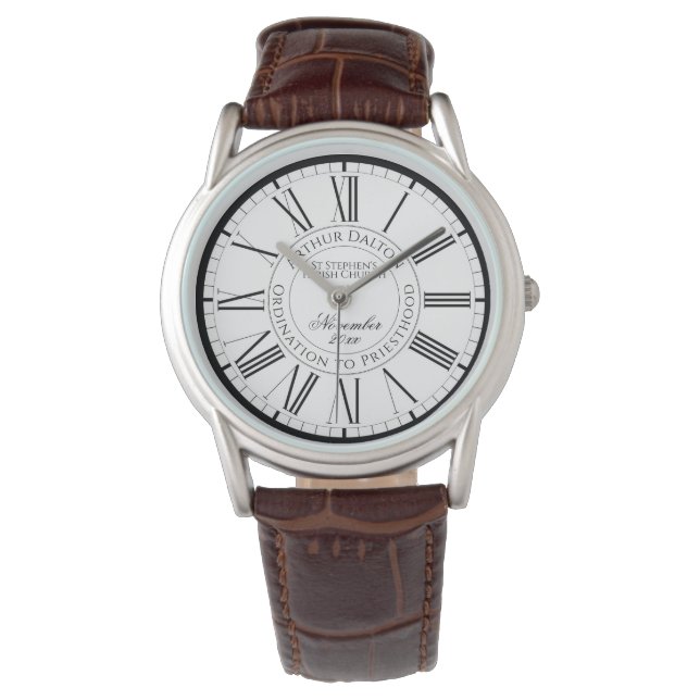 Montre pour un nouveau prêtre ordonné (devant)