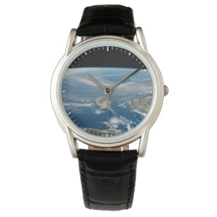 Montre Poussière Sur La Mer Méditerranée Et L'Île Chypre