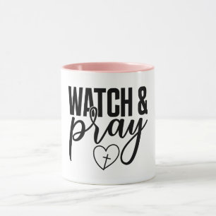 Montre & Pray Wraparound Design Céramique Mug