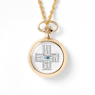 Montre Prayer Word Cloud de seigneur