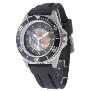 Montre Premier cadran de style de camouflage d'hiver de