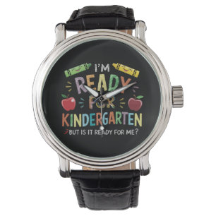 Montre Premier jour de maternelle pour les enfants, retou
