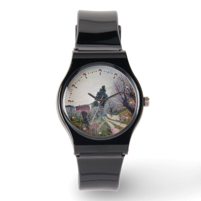 Montre PREMIER PRINTEMPS EN GOUVERNALAIS / Paysage Toscan (Recto)