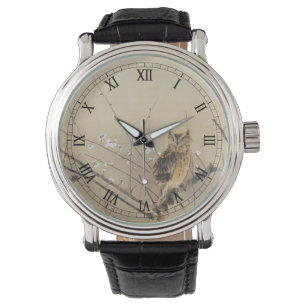 Montre Premières fleurs de prunier par Nishimura Goun, Ar