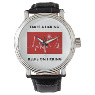 Montre Prend un lèchement - continue au coutil
