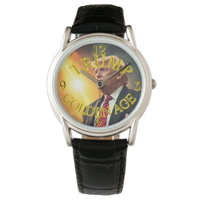 MONTRE PRÉSIDENT DONALD TRUMP ÂGE D'OR (devant)