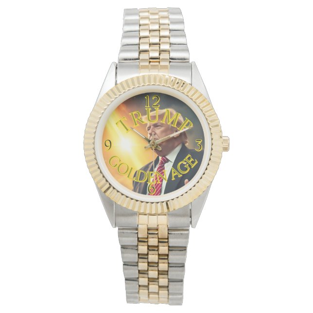 MONTRE PRÉSIDENT DONALD TRUMP ÂGE D'OR (devant)