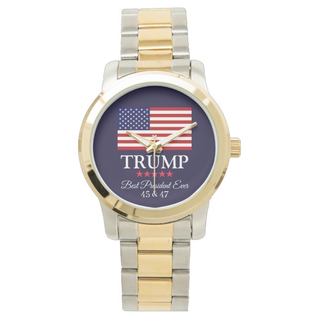 MONTRE PRESIDENT DONALD TRUMP BEST PRESIDENT EVER WOMEN'S (devant)