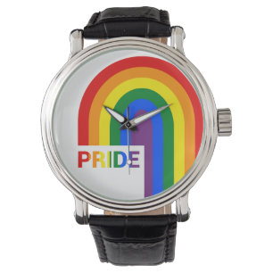 Montre Pride arc-en-ciel
