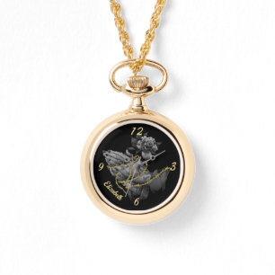 Montre Prière mains avec Rose et épines