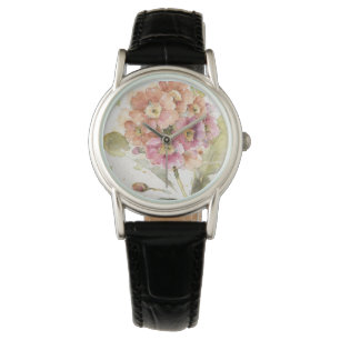 Montre Primevère rose et orange