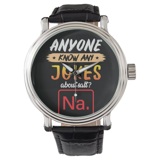 Montre Professeur Cadeaux | N'Importe Qui Connaît Des Bla (devant)