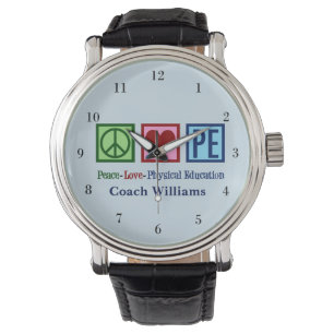 Montre Professeur de PE d'amour de paix
